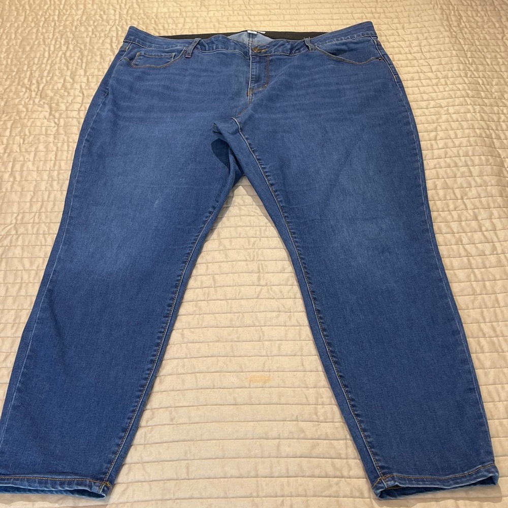 Ava & Viv Classic Blue Jeans WOMENS SIZE 20 W